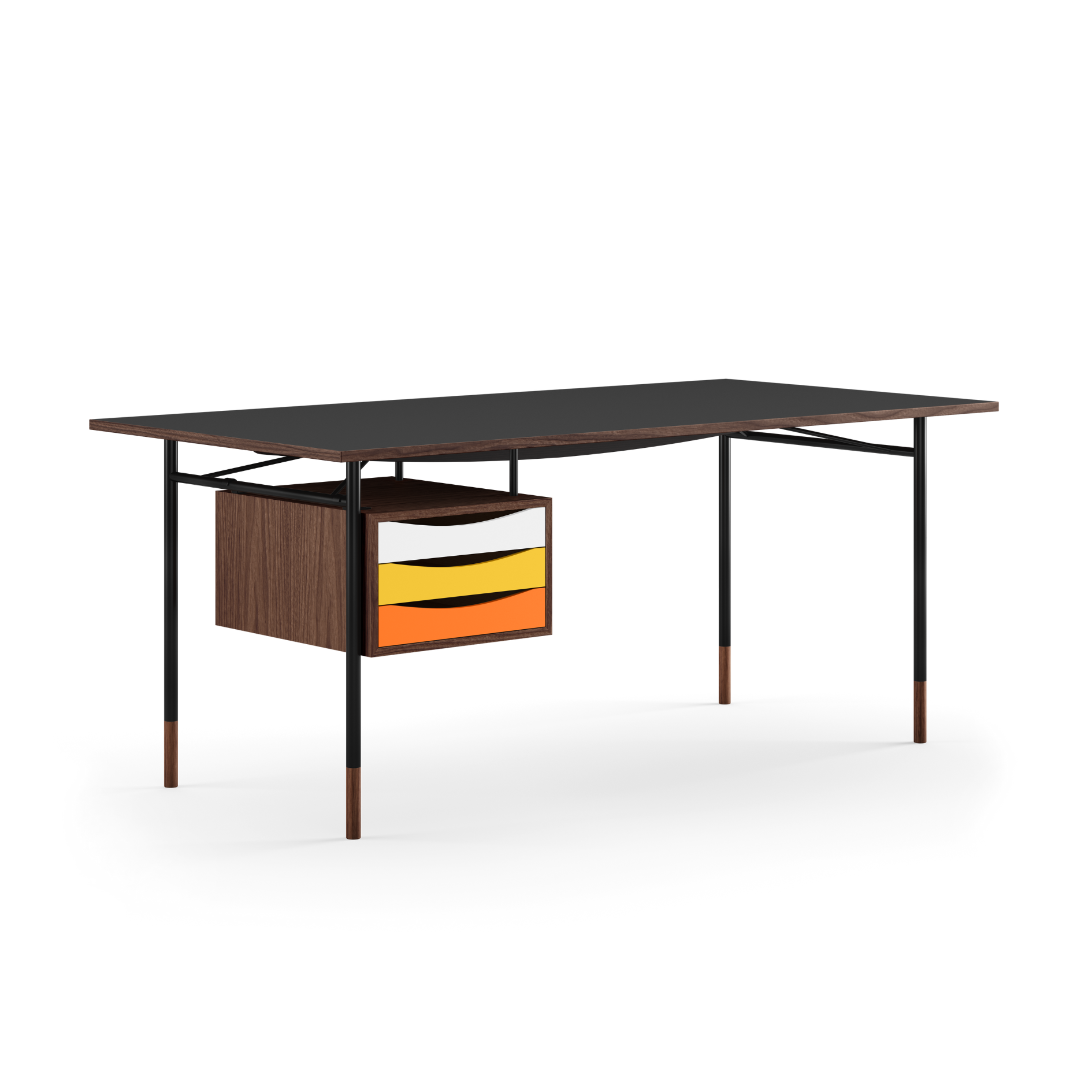 The Nyhavn Desk w/ Tray Unit