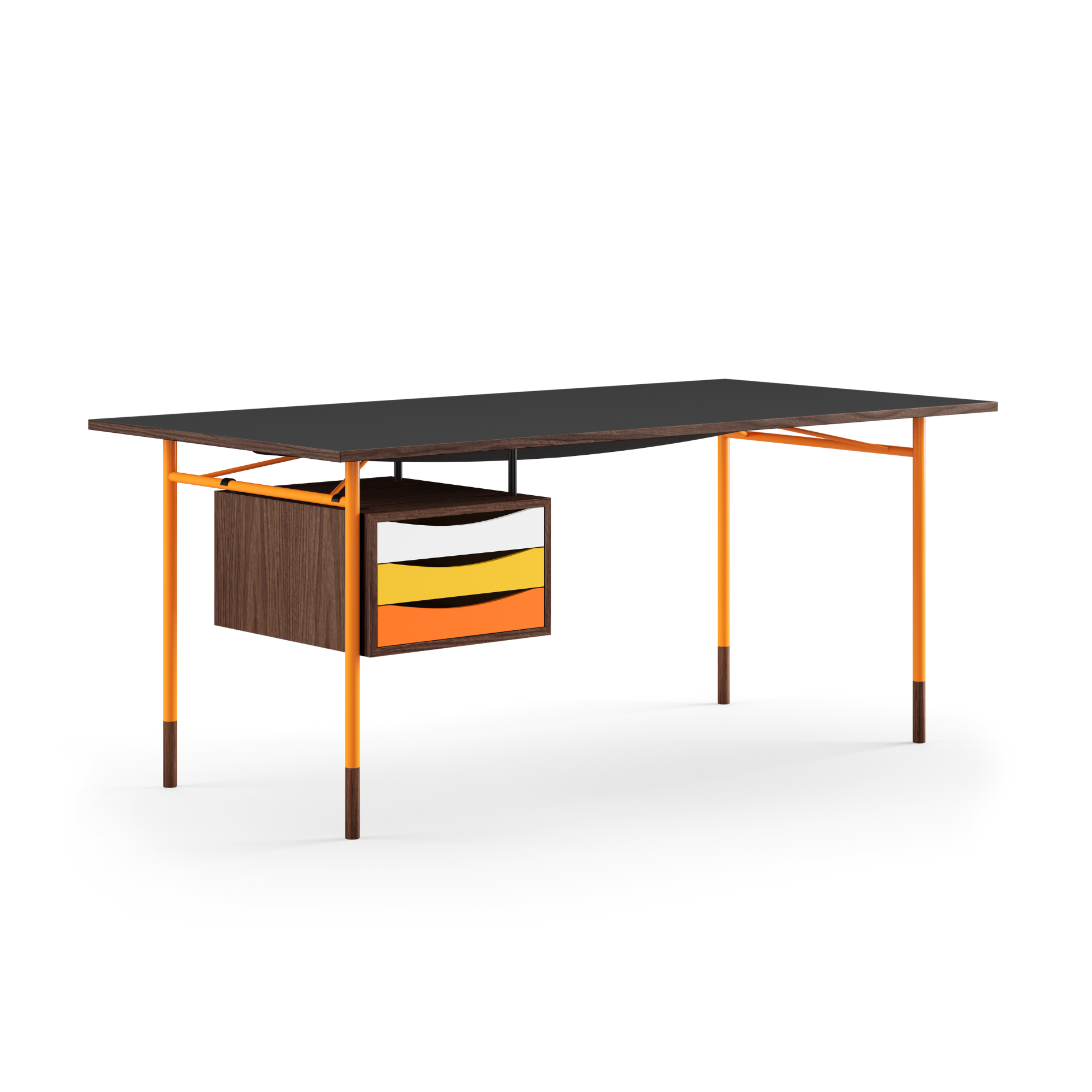 The Nyhavn Desk w/ Tray Unit