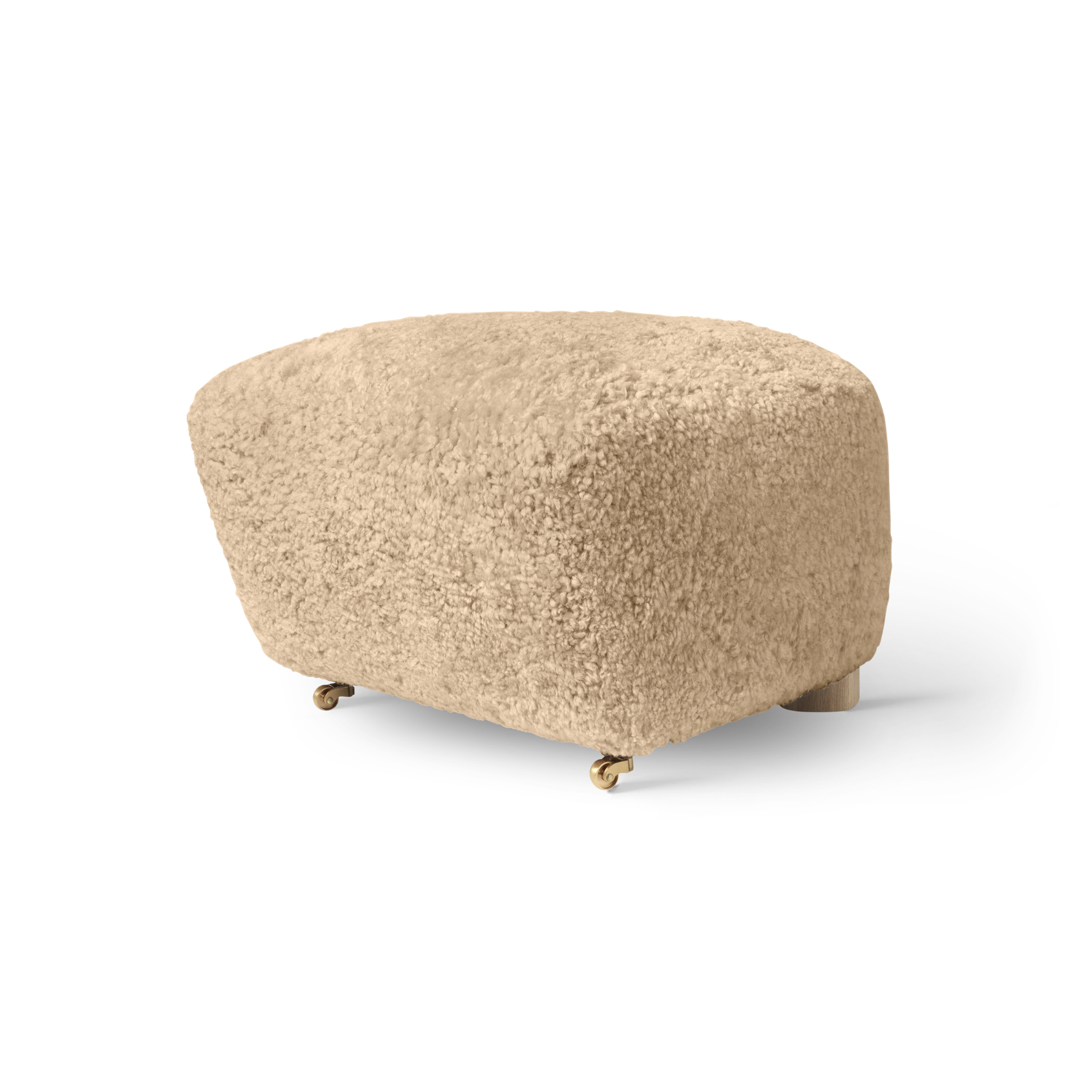 The Tired Man Ottoman Sheepskin