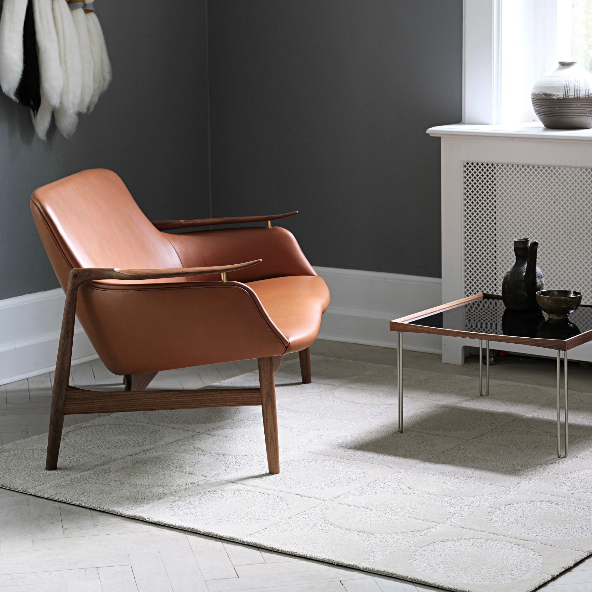 The Undyed Circle Rug