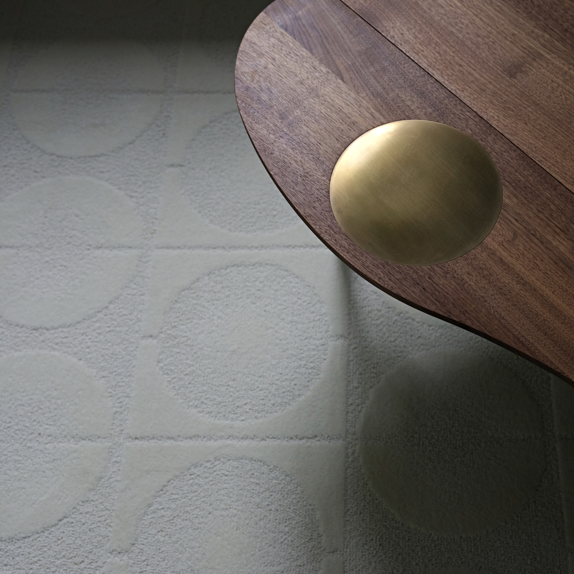 The Undyed Circle Rug