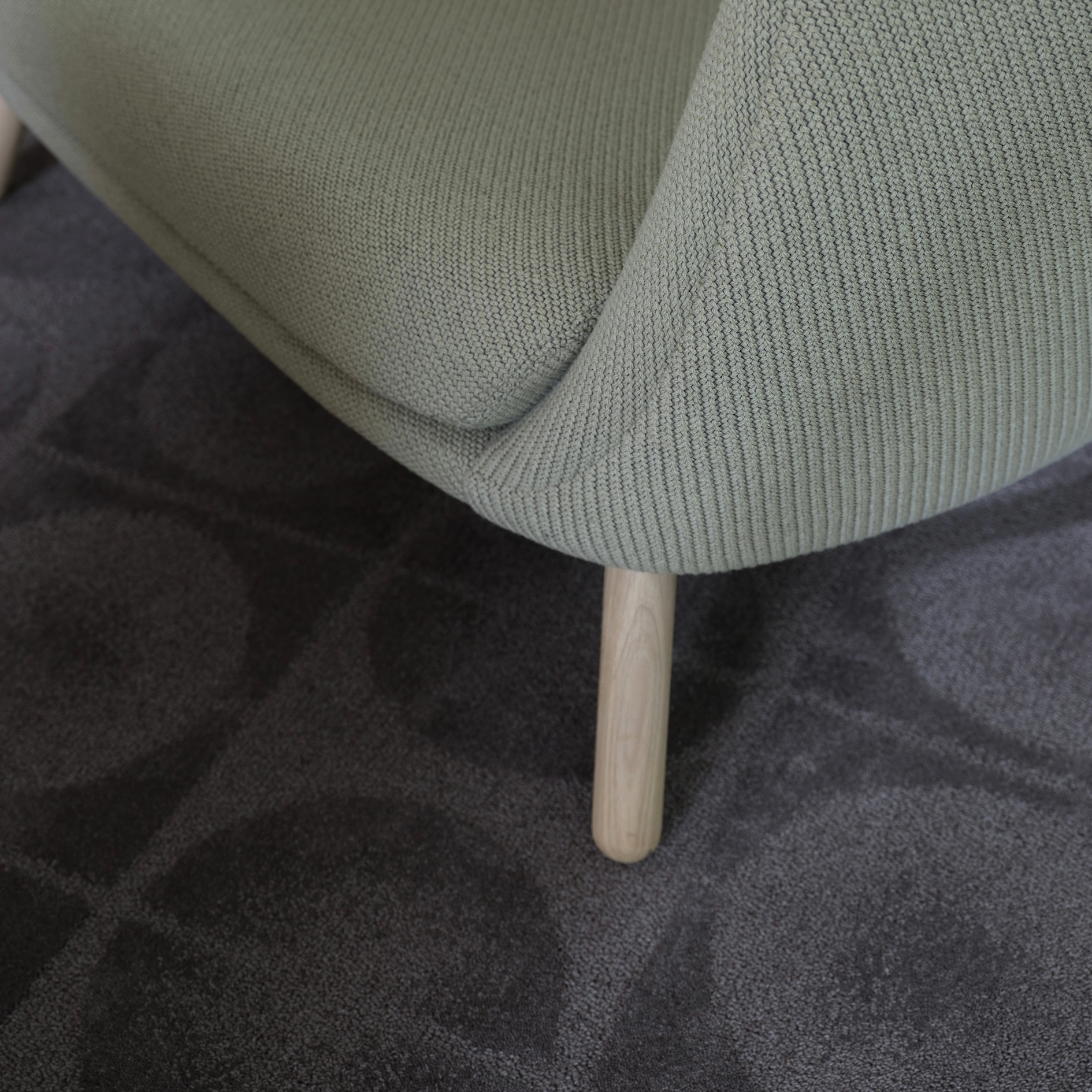 The Undyed Circle Rug