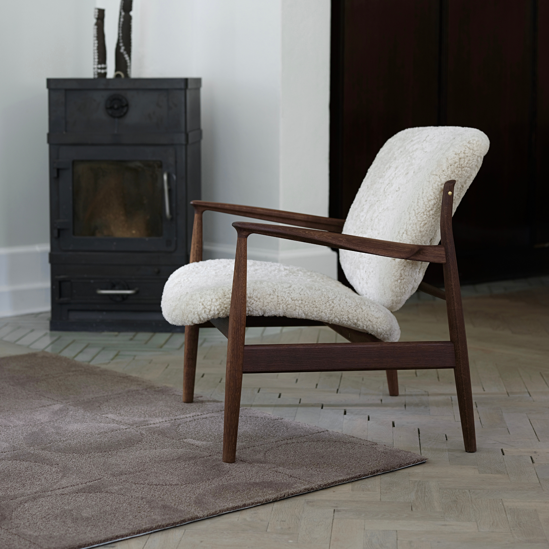 The Undyed Circle Rug