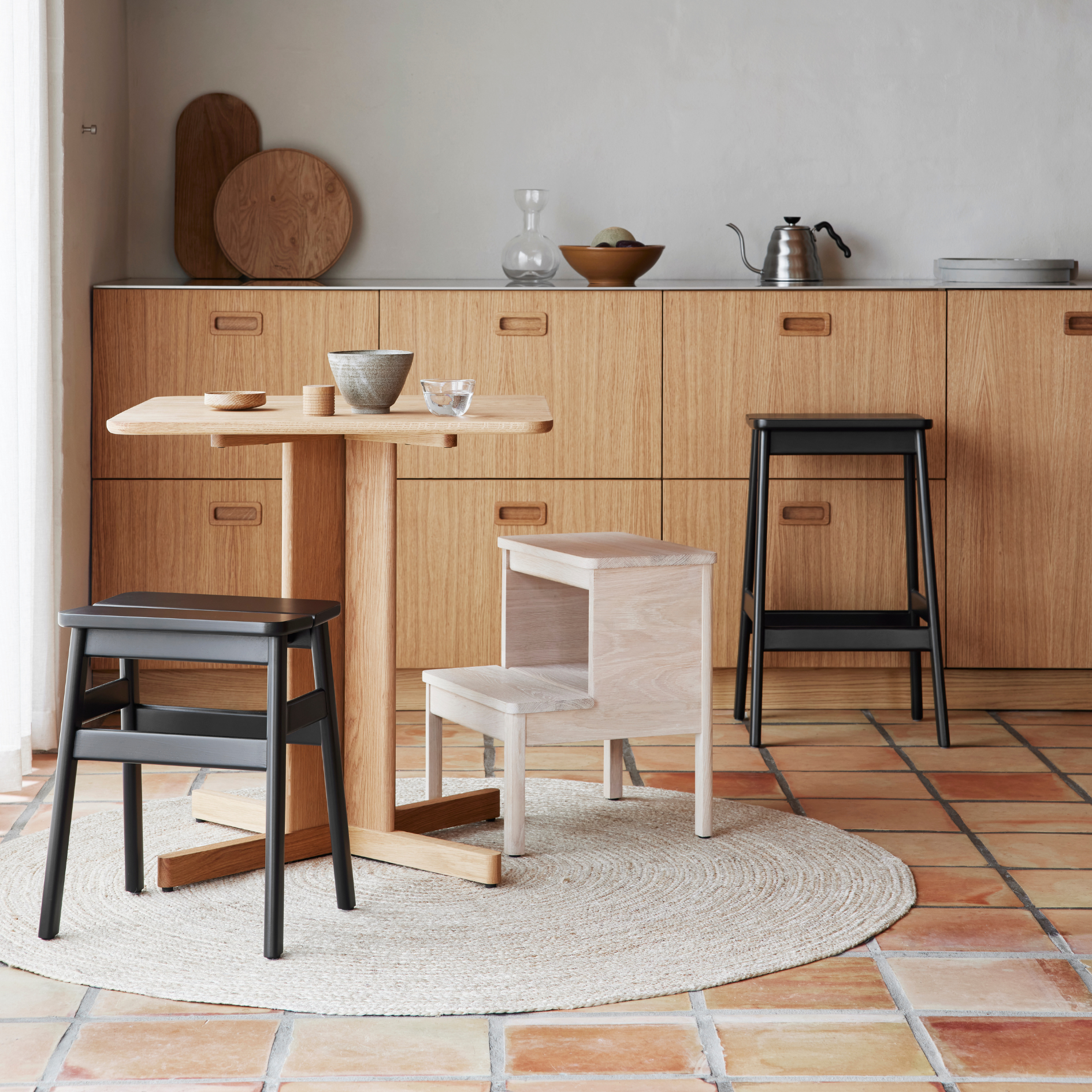 Trefoil Square Table