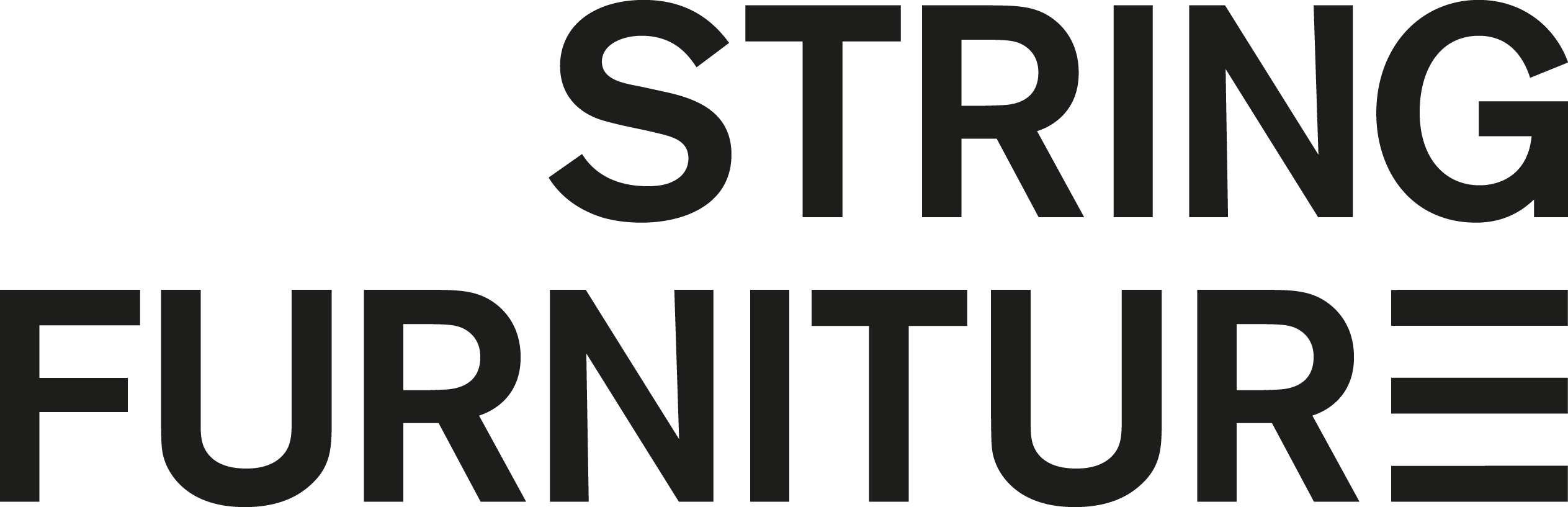 String Furniture at Nordic Living by Biehl