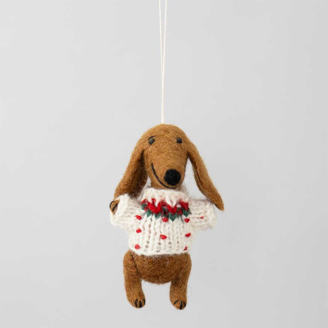 The Dachshund Christmas ornament