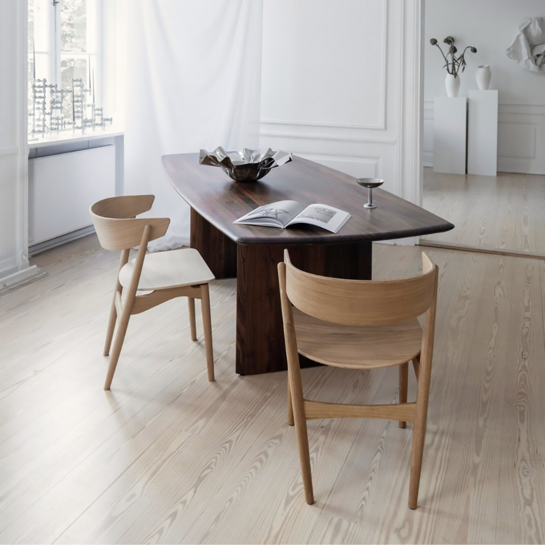 No 7 Dining Chair Wooden Seat