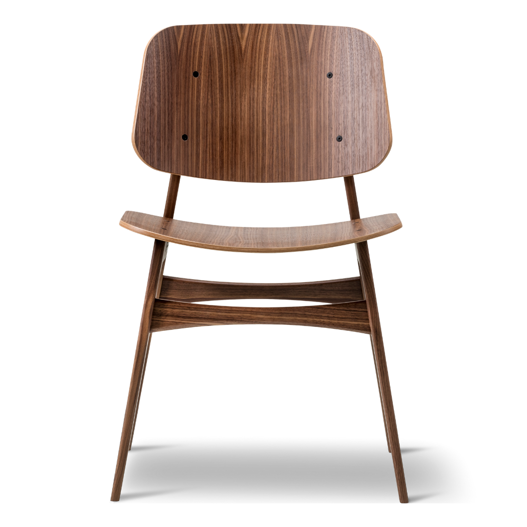Søborg Wood Base Chair Wooden Seat