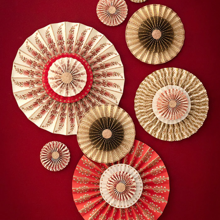Paper Rosettes Naya Cerise