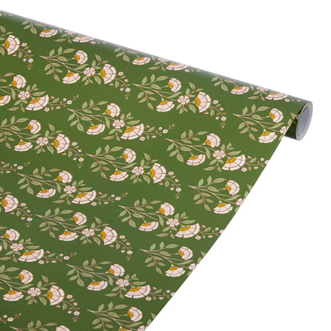 Wrapping Paper Calla 10M Moss