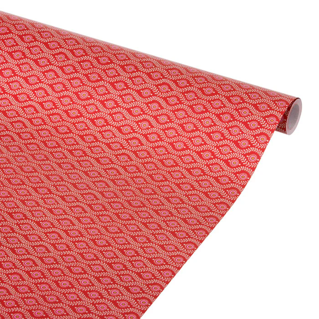 Wrapping Paper Lulu 10 M Scarlet