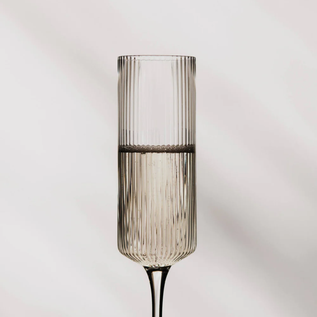 Ripple Champagne Flutes