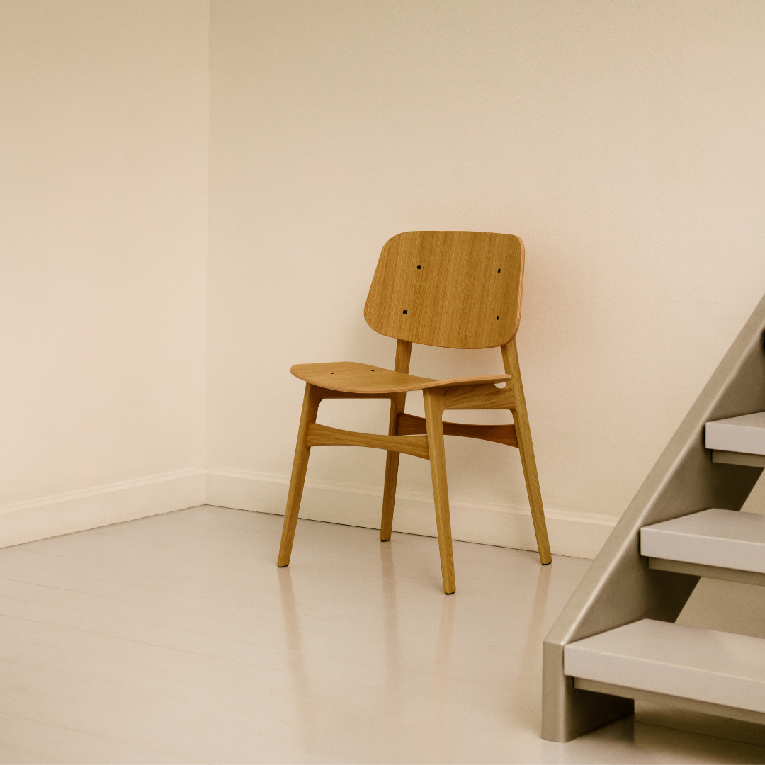 Søborg Wood Base Chair Wooden Seat