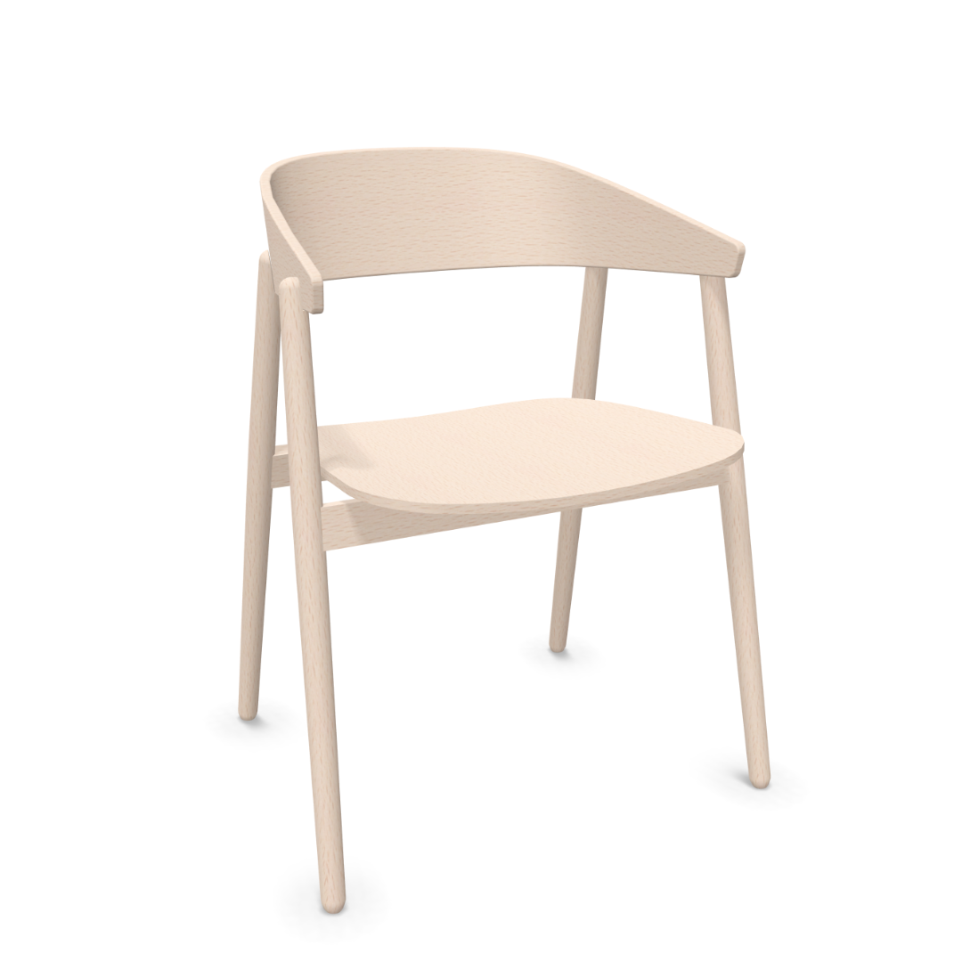 AC2 Dining Chair Seat In Veneer