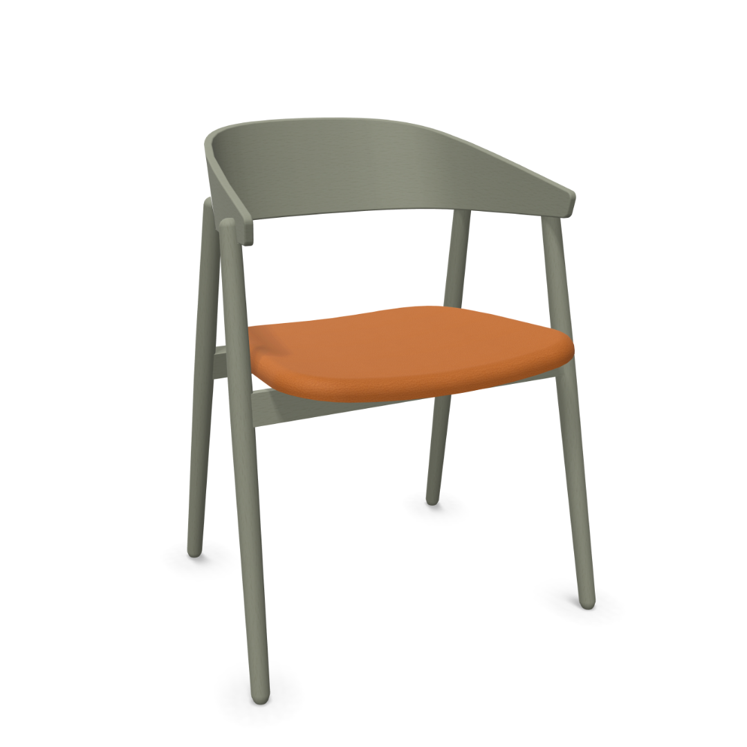 AC2 Dinning Chair - Seat Upholstered