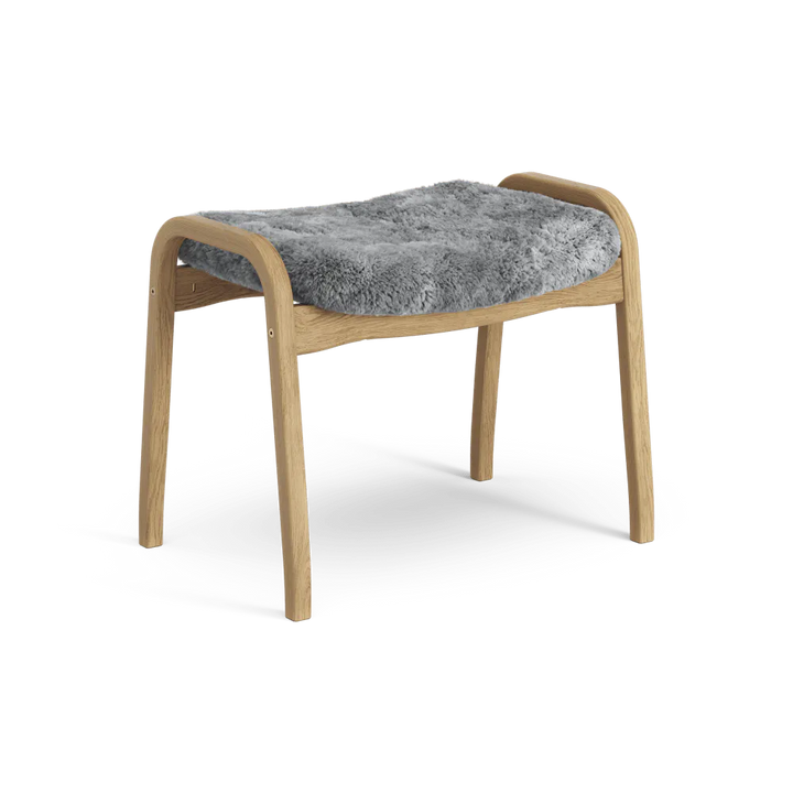 Lamino Footstool Oiled Oak Nordic Living by Biehl