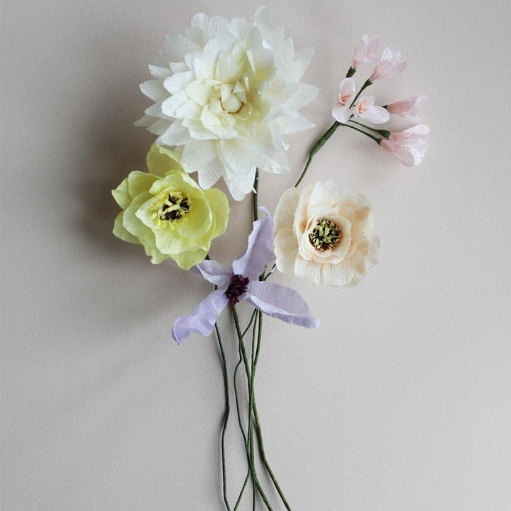 Paper Flower Bouquet  Pastels 5